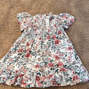 NWT Janie & Jack Floral Ruffle Dress